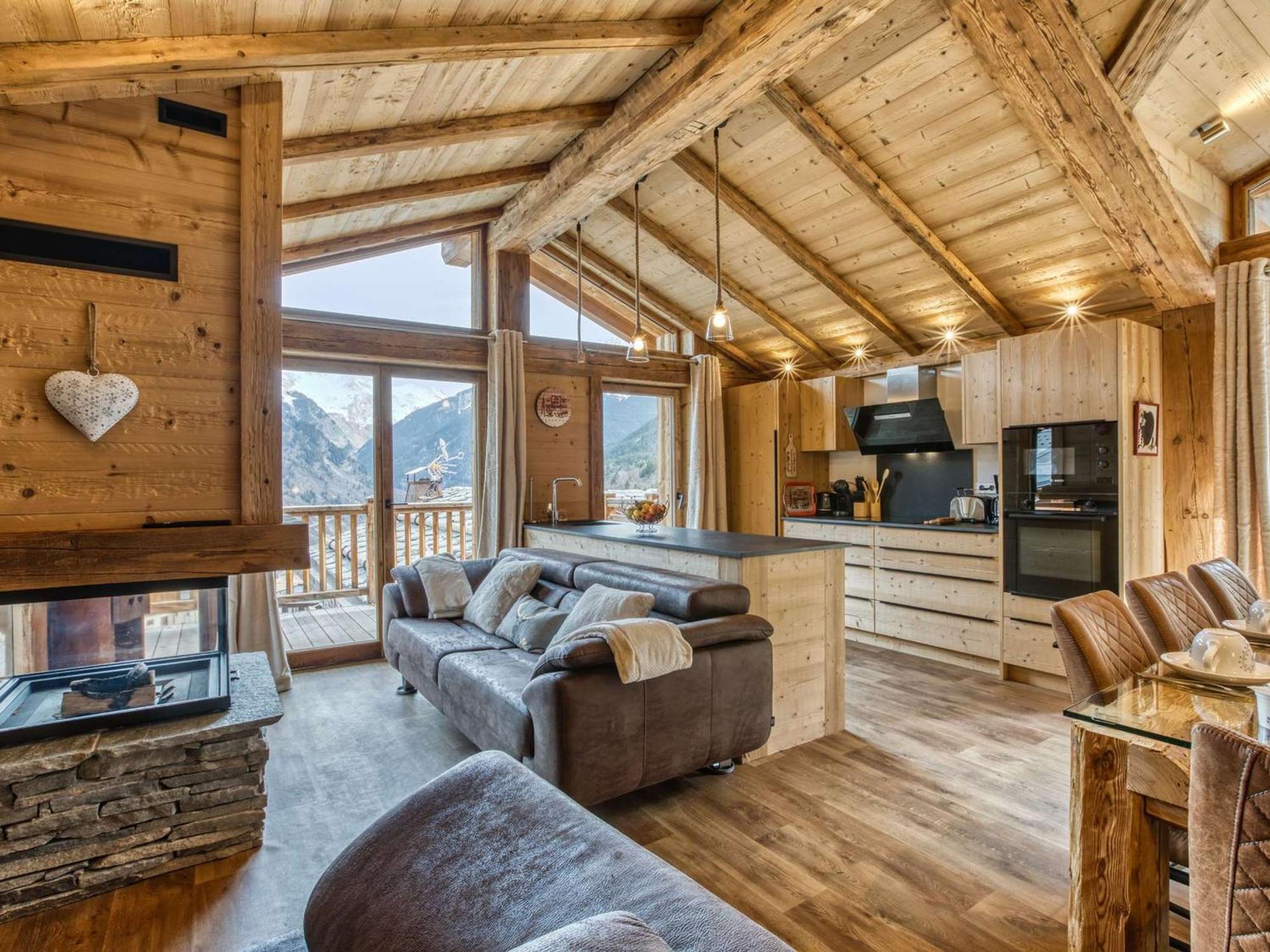 Chalet Alpin Elegant A Courchevel, 4 Chambres, Wifi, Parking, 8 Pers. - Fr-1-631-225 Exterior foto