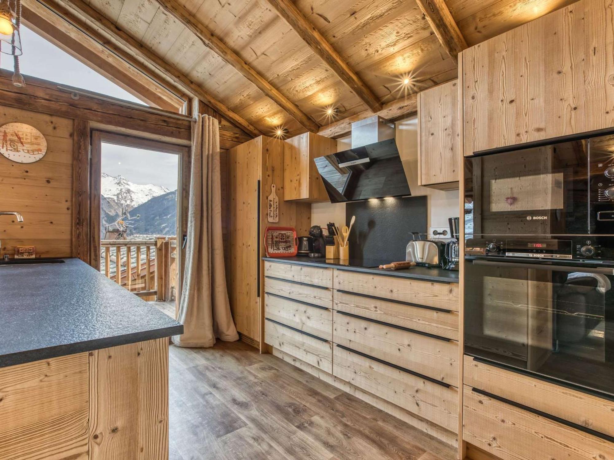 Chalet Alpin Elegant A Courchevel, 4 Chambres, Wifi, Parking, 8 Pers. - Fr-1-631-225 Exterior foto